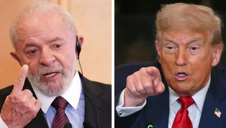 "Não é um gringo que vai dar ordem a este presidente da República", diz Lula sobre Trump