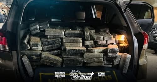 Justiça considera ‘pequena quantidade' e manda soltar homem preso com 200 kg de cocaína; ele não pagou fiança