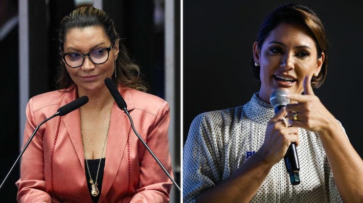 Janja critica Michelle Bolsonaro com indireta: ‘Não xingo marido de ninguém’