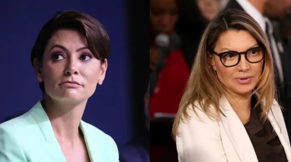 PESQUISA ATLASINTEL: Imagem positiva de Michelle é de 44%; de Janja, 36%