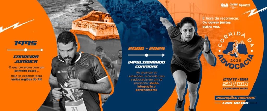 OAB/RN e CAARN abrem inscrições para a Corrida da Advocacia 2025