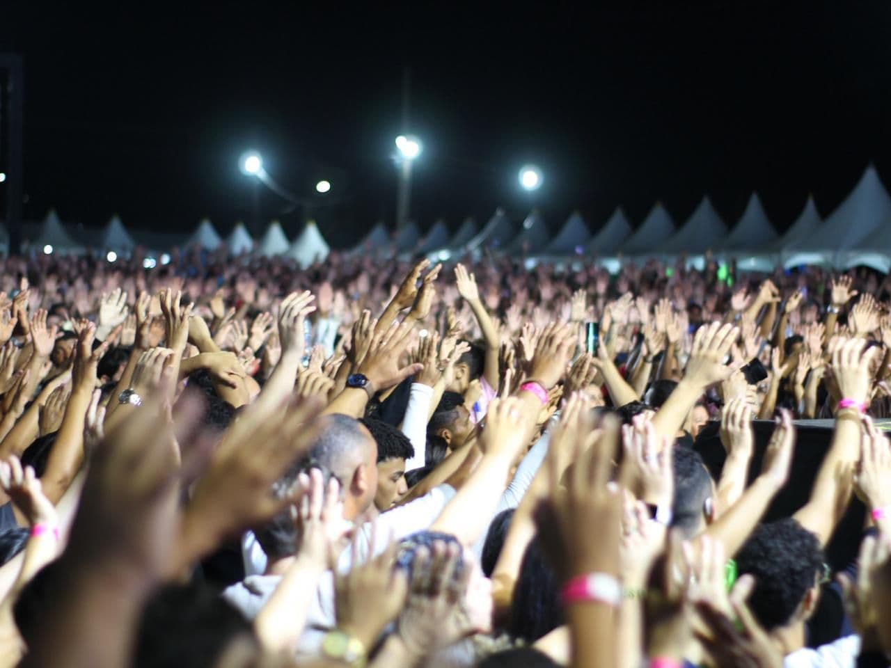 Última noite do 3º Mar de Fé em Extremoz reúne mais de 100 mil pessoas
