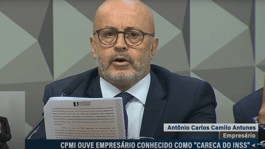 “Nunca paguei propina a ninguém”, diz Careca do INSS à CPI