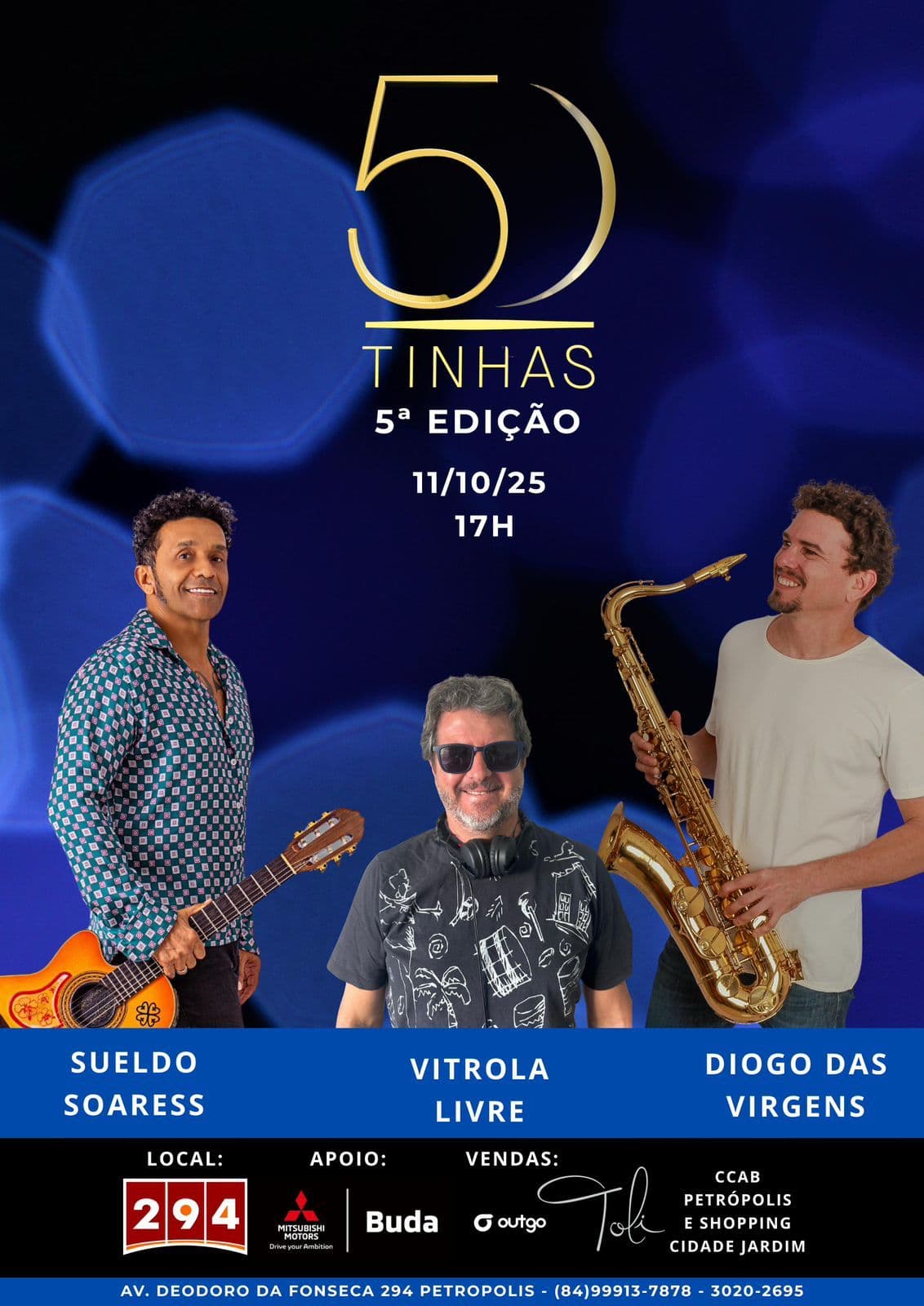 É amanhã a festa 50TINHAS no Bar 294