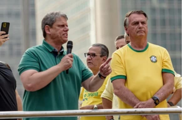 Bolsonaro freia projeto de lançar Tarcísio ao Planalto e culpa Centrão