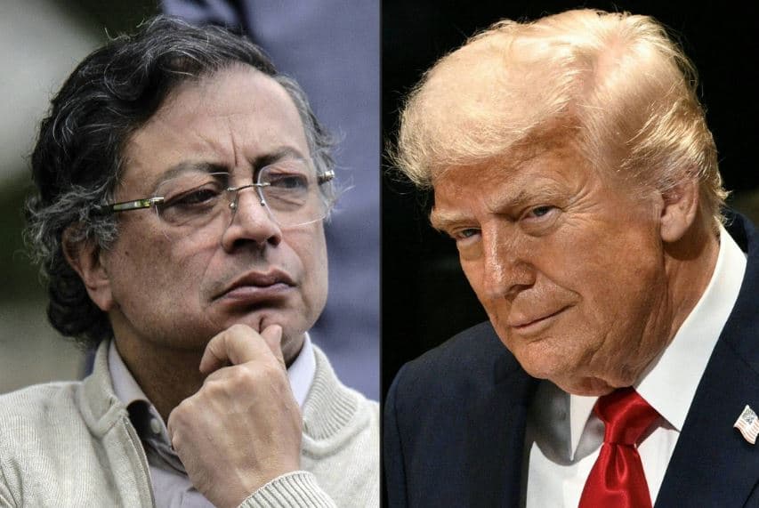 Trump chama Petro de ‘líder do tráfico de drogas' e sugere ações dos EUA contra cartéis na Colômbia