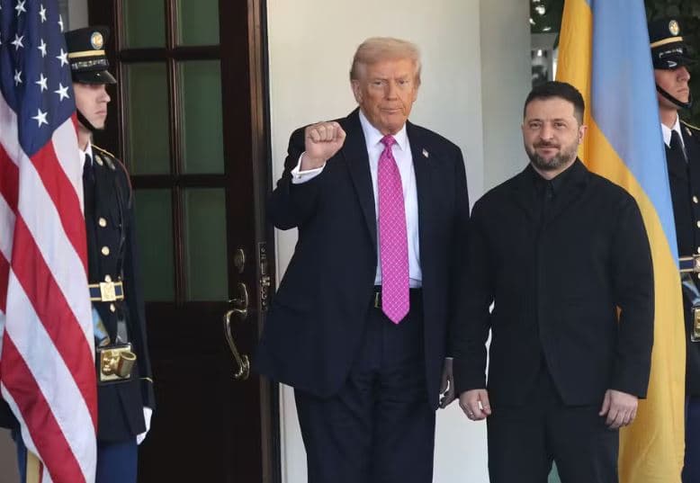 Em encontro na Casa Branca, Zelensky pede mísseis Tomahawk a Trump para atacar Rússia; americano evita se comprometer