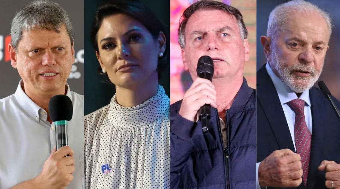 PESQUISA FUTURA INTELIGÊNCIA: Lula perderia para Tarcísio, Michelle e Bolsonaro em 2º turno