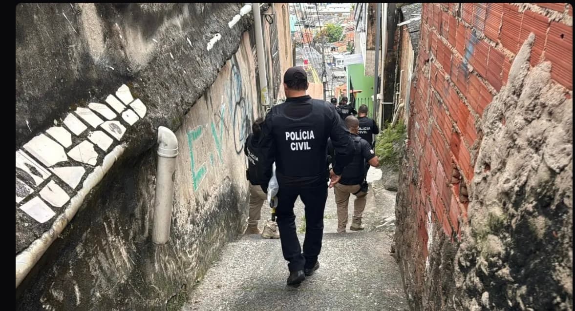 Polícia faz operação contra o Comando Vermelho na Bahia e no Ceará