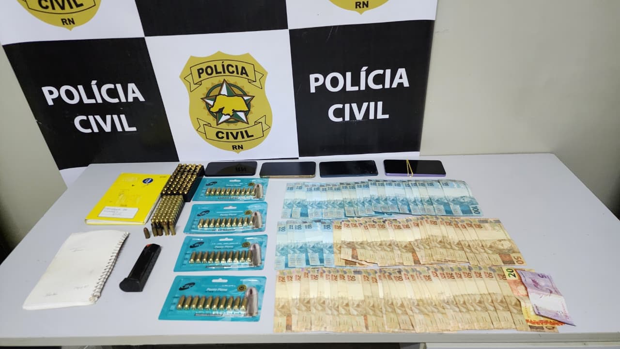 Homem é preso com arsenal e dinheiro do tráfico em São Gonçalo do Amarante
