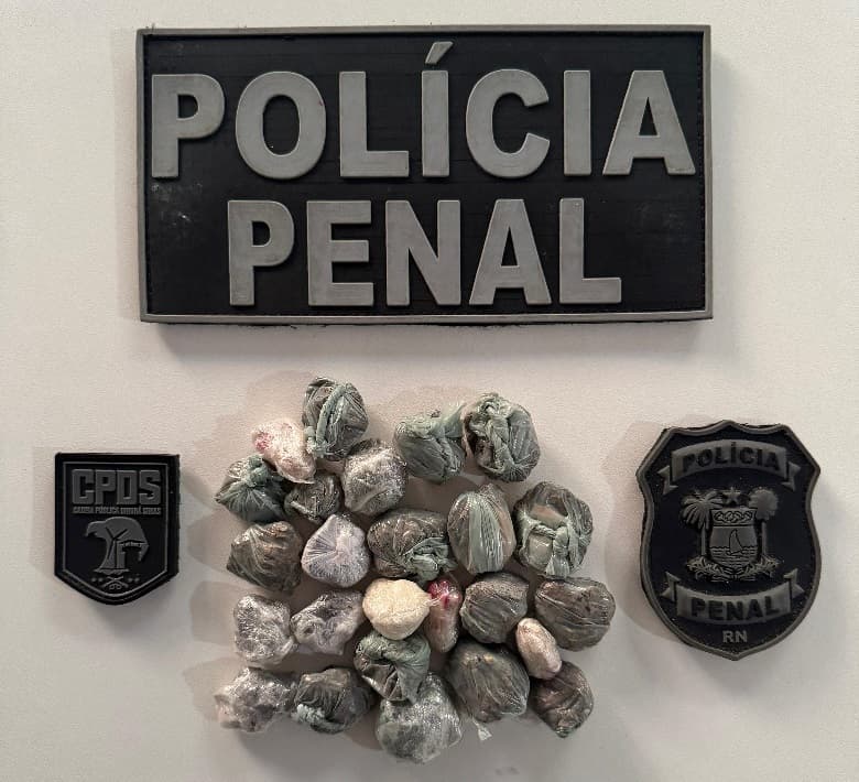 Visitante tenta driblar scanner com drogas na cadeia de Ceará-Mirim e acaba atrás das grades