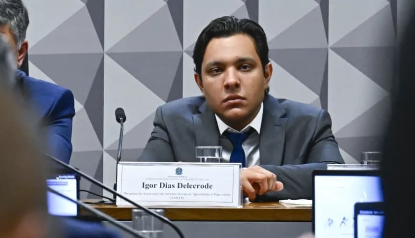 Empresário fica calado na CPMI do INSS e tem celular tomado no meio do depoimento