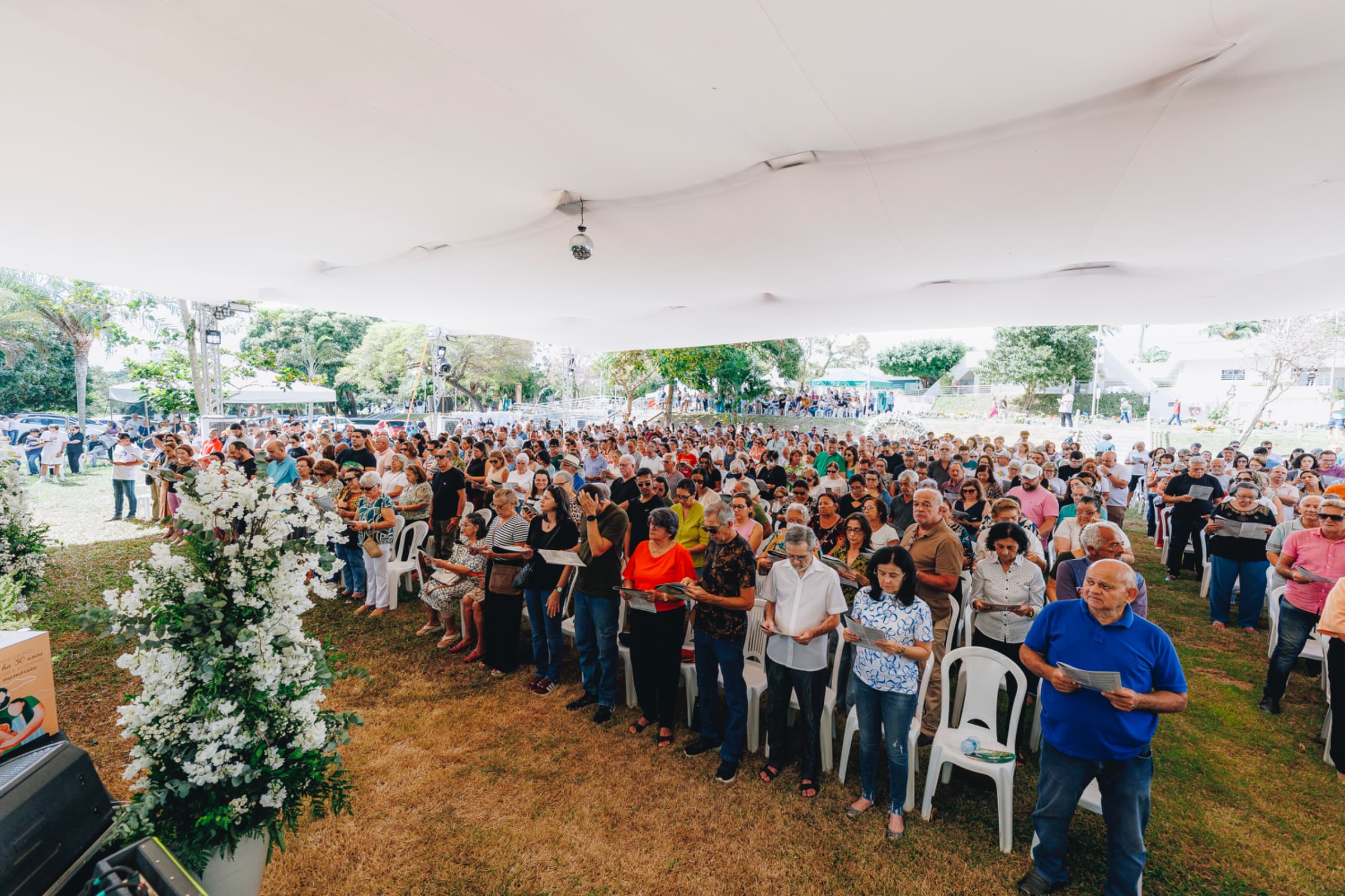 Mais de 25 mil pessoas participaram das celebrações do Dia da Lembrança nos cemitérios Morada da Paz no Rio Grande do Norte