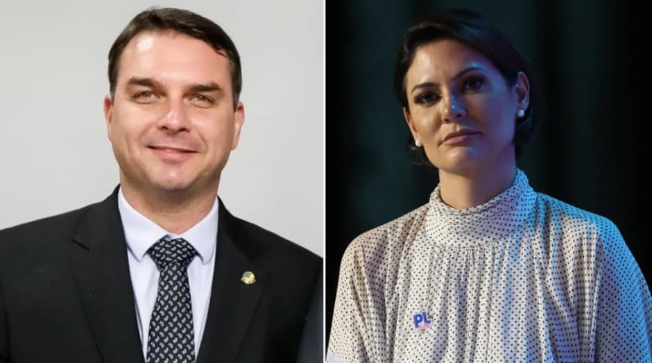 Michelle pede que "Deus dê sabedoria" a Flávio na disputa ao Planalto