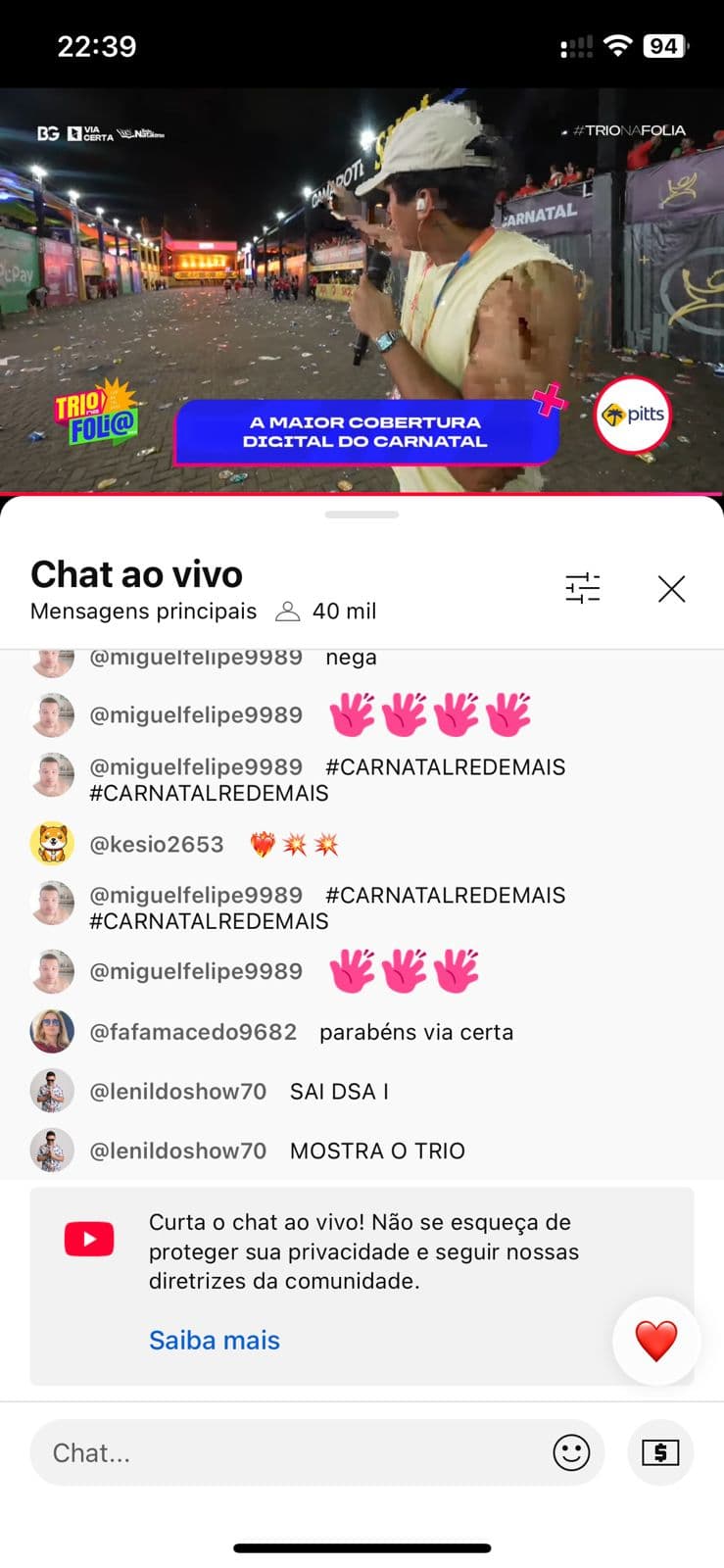 BG / VIA CERTA / TODO NATALENSE coloca 40 mil pessoas ao vivo e bate recorde do Carnatal