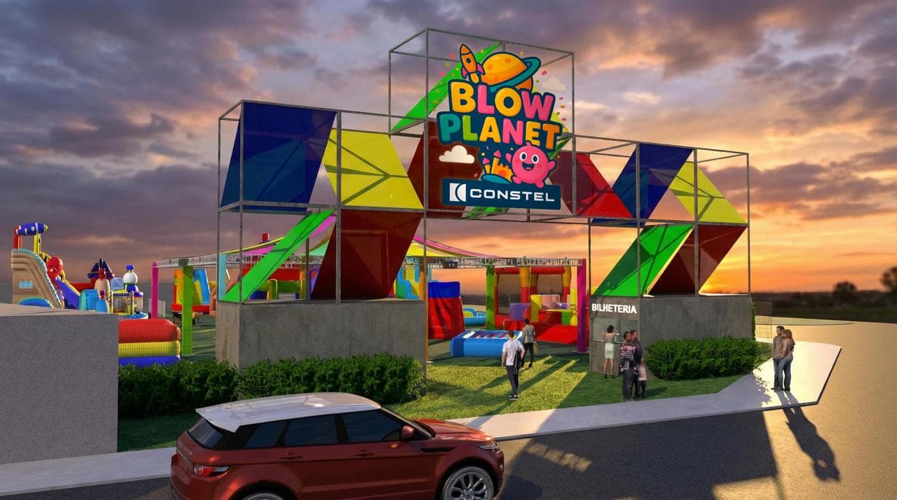 BLOW PLANET CONSTEL: maior parque temático do litoral sul chega neste domingo (28) em Pirangi