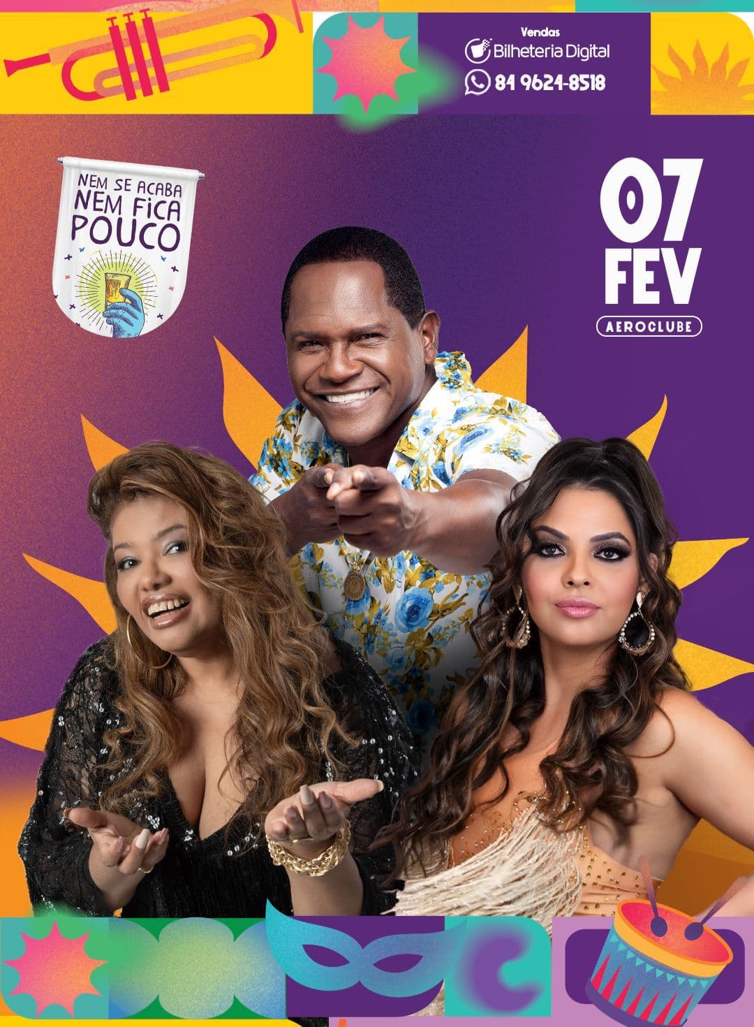 Nem Se Acaba Nem Fica Pouco confirma atrações e anuncia virada de lote no dia 8 de janeiro