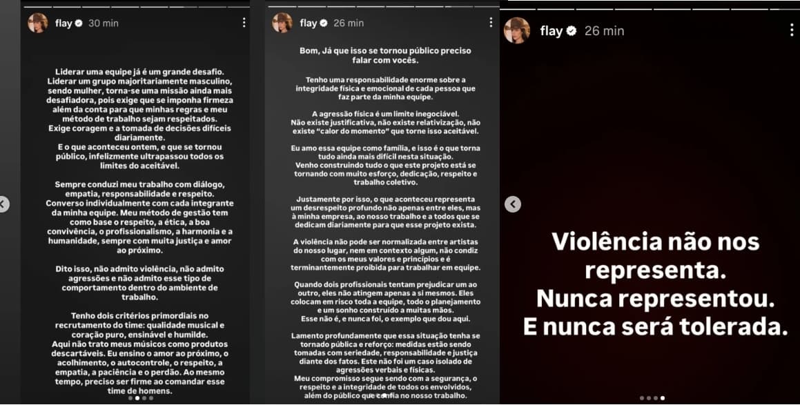 VÍDEO: A HARMONIA DA BANDA DA FLAY: ensaio vira pancadaria, acaba em socos e cantora reage