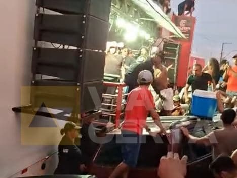 ATUALIZAÇÃO: Acidente com trio elétrico em Macaíba não deixou feridos