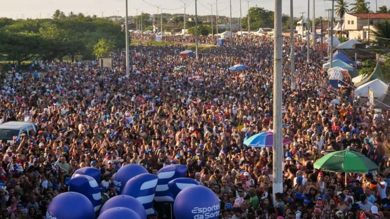Carnaval de Natal e ultrapassa 1 milhão de foliões; público mais que dobra em 2026