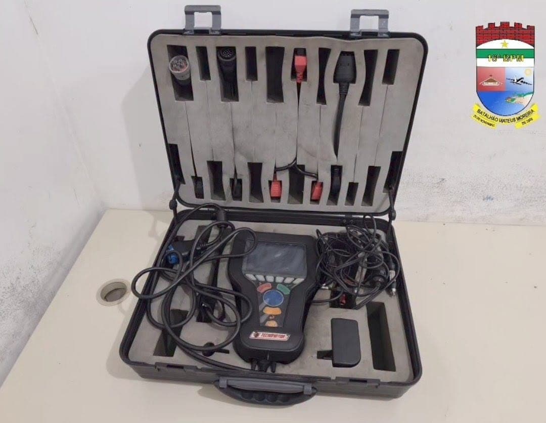 DEU RUIM: PM recupera scanner de R$ 25 mil após suspeitos tentarem vender por R$ 2 mil