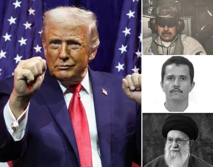 Em apenas dois meses de 2026, Trump prendeu Maduro, eliminou líder de cartel no México e ditador iraniano