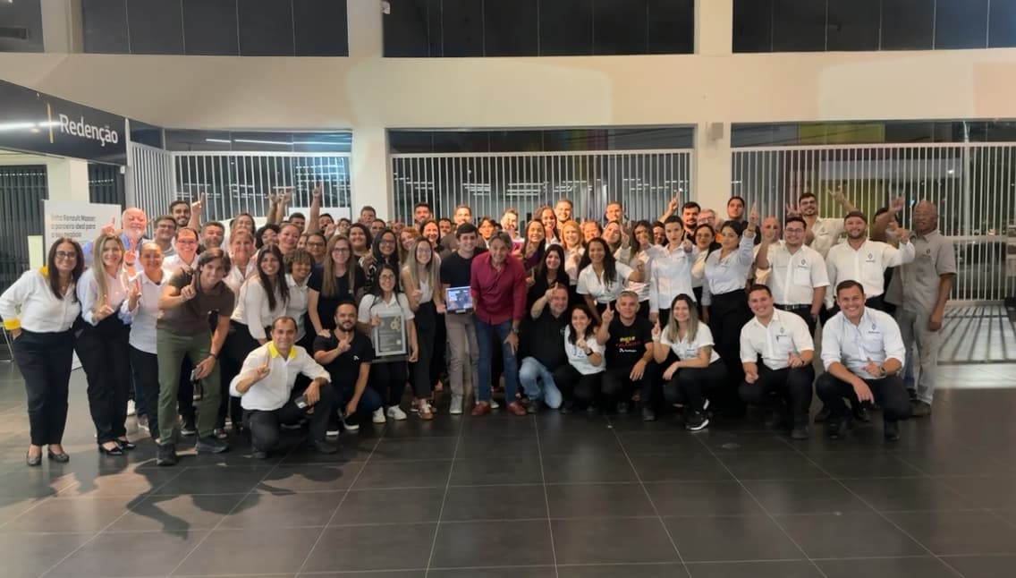 Redenção é premiada pela Renault como a Melhor Concessionária do Brasil pelo terceiro ano consecutivo