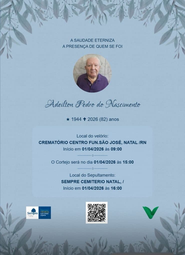 Morre Adeilton Pedro do Nascimento, referência entre representantes comerciais do RN