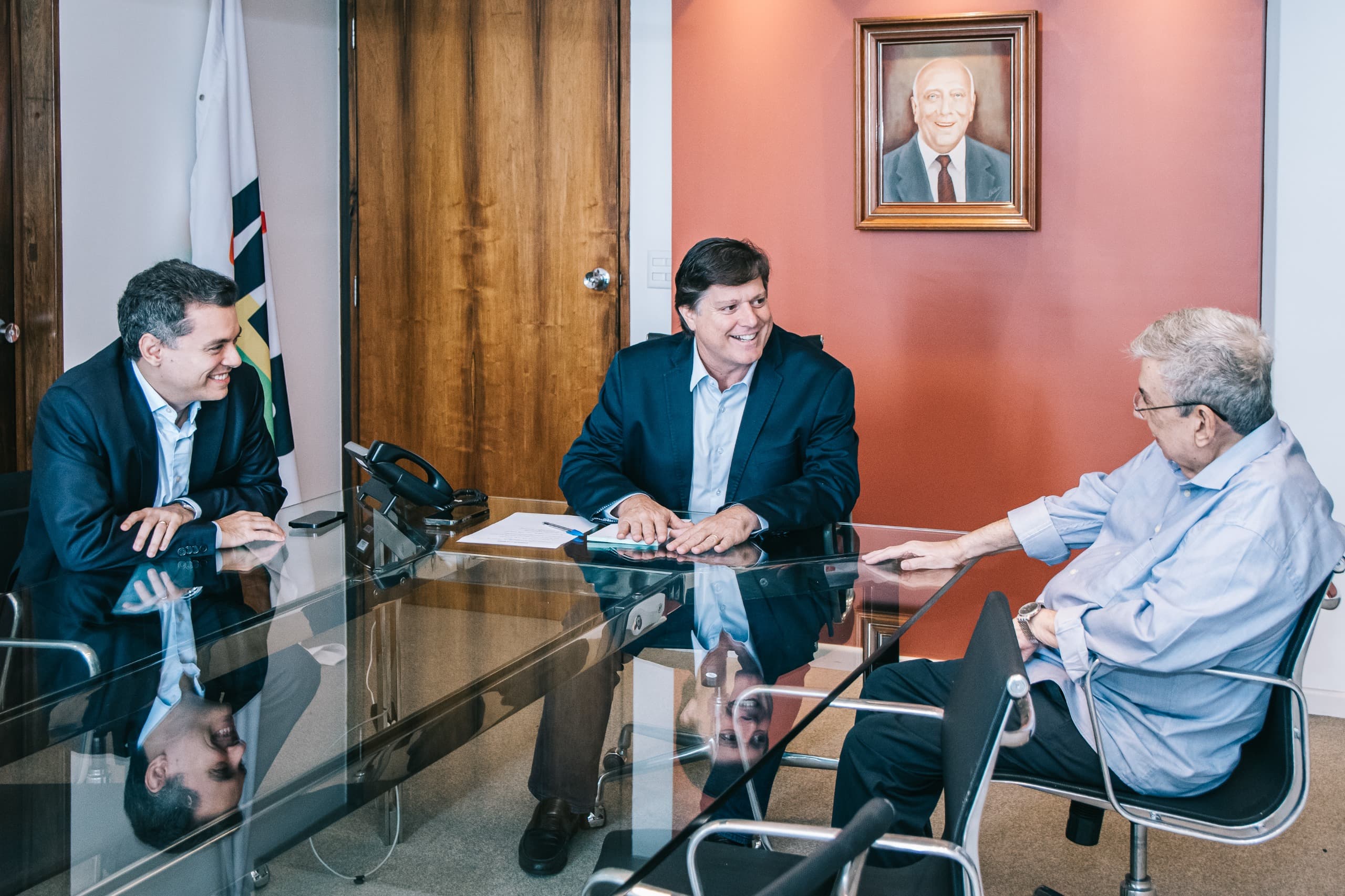 Walter Alves e Garibaldi Filho alinham futuro do MDB no RN com o presidente nacional do partido e anunciam “perspectivas” para a legenda