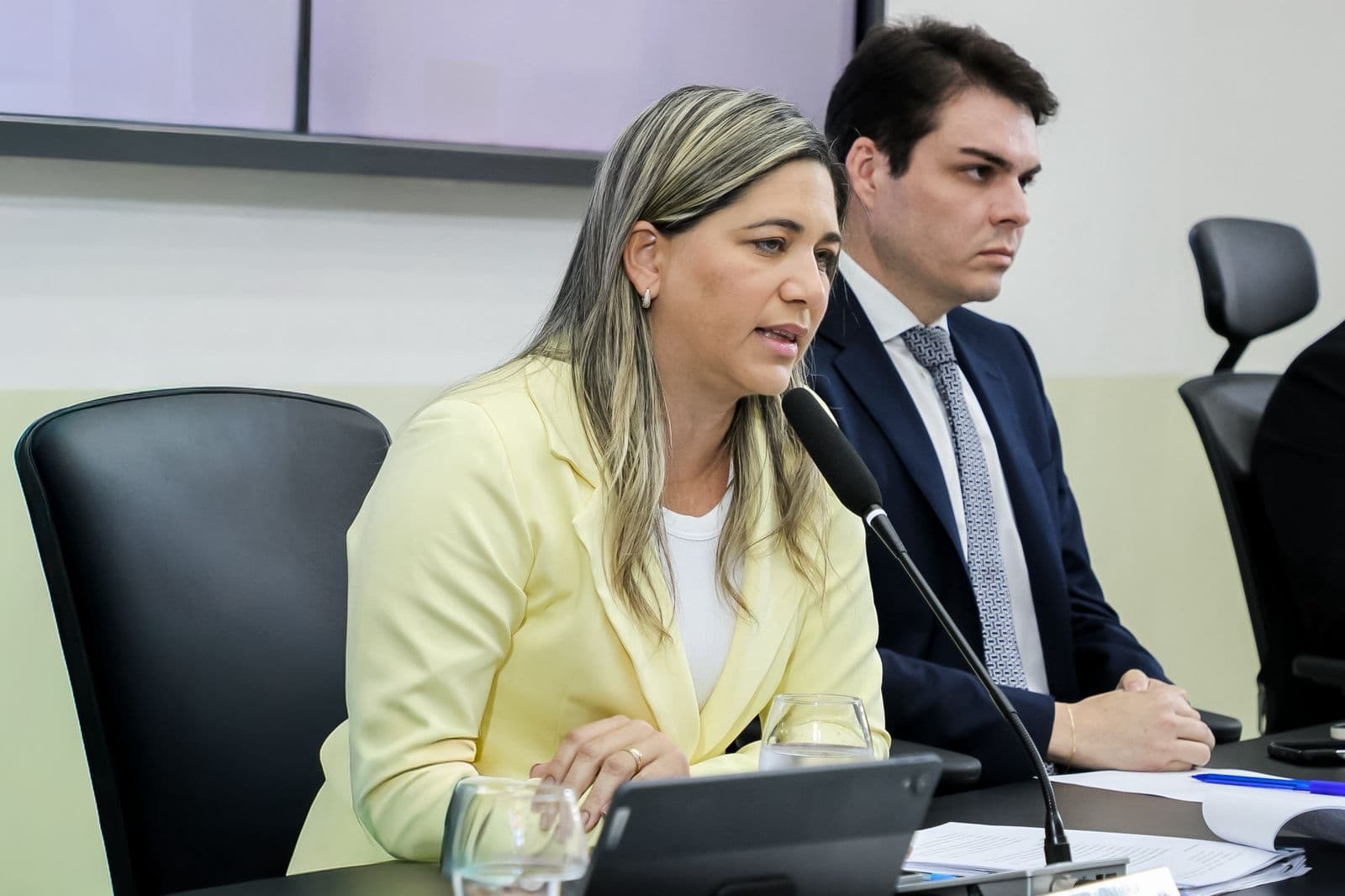 Secretária de Educação destaca avanços da pasta durante sessão na Câmara