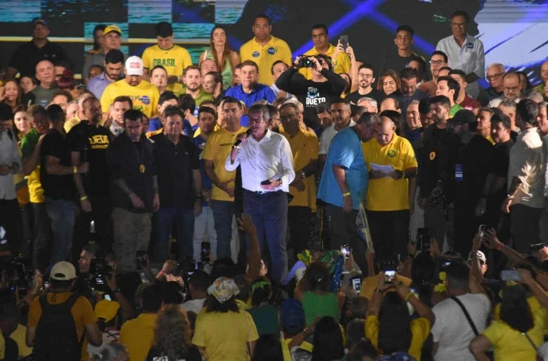 Em grande evento, presidente do PL projeta vitória dupla no Planalto e no governo do RN