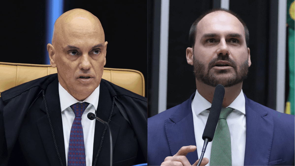 Eduardo Bolsonaro diz que Moraes "não tem coragem" de enfrentar Trump