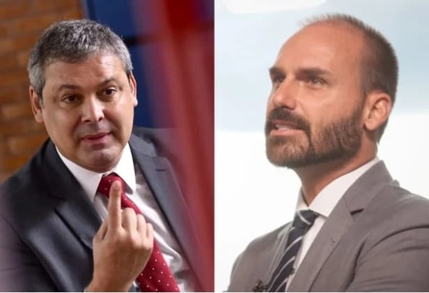 Lindbergh pede ao STF prisão preventiva de Eduardo Bolsonaro após fala sobre eleições