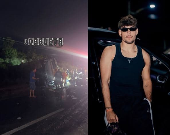 Ônibus do cantor Nuzio Medeiros se envolve em acidente no Piauí