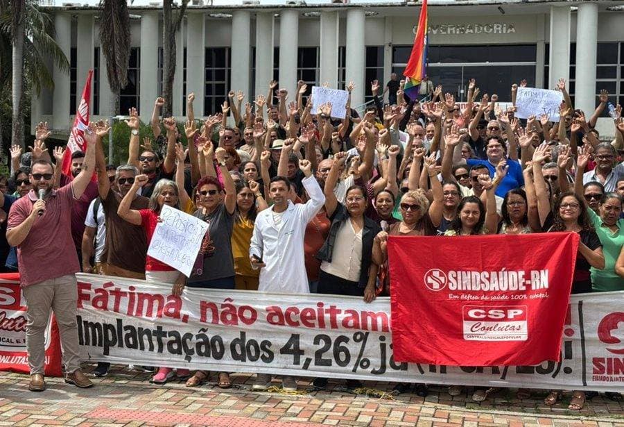 Servidores da saúde aprovam paralisação de 24h no RN após impasse salarial; veja o que aconteceu
