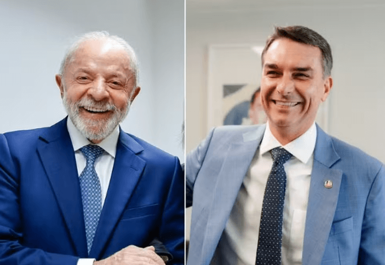 PESQUISA DATAFOLHA: Lula e Flávio têm 45% das intenções de voto no 2° turno
