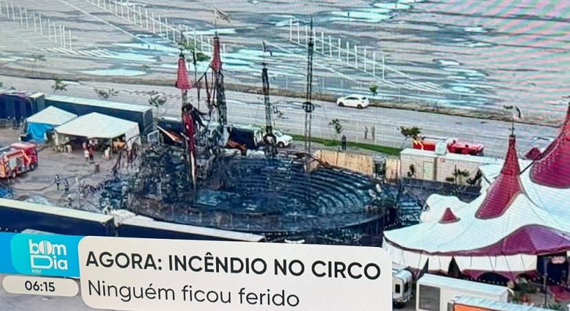 Perícia investiga causas de incêndio que destruiu parte do Circo do Tirulipa em Natal