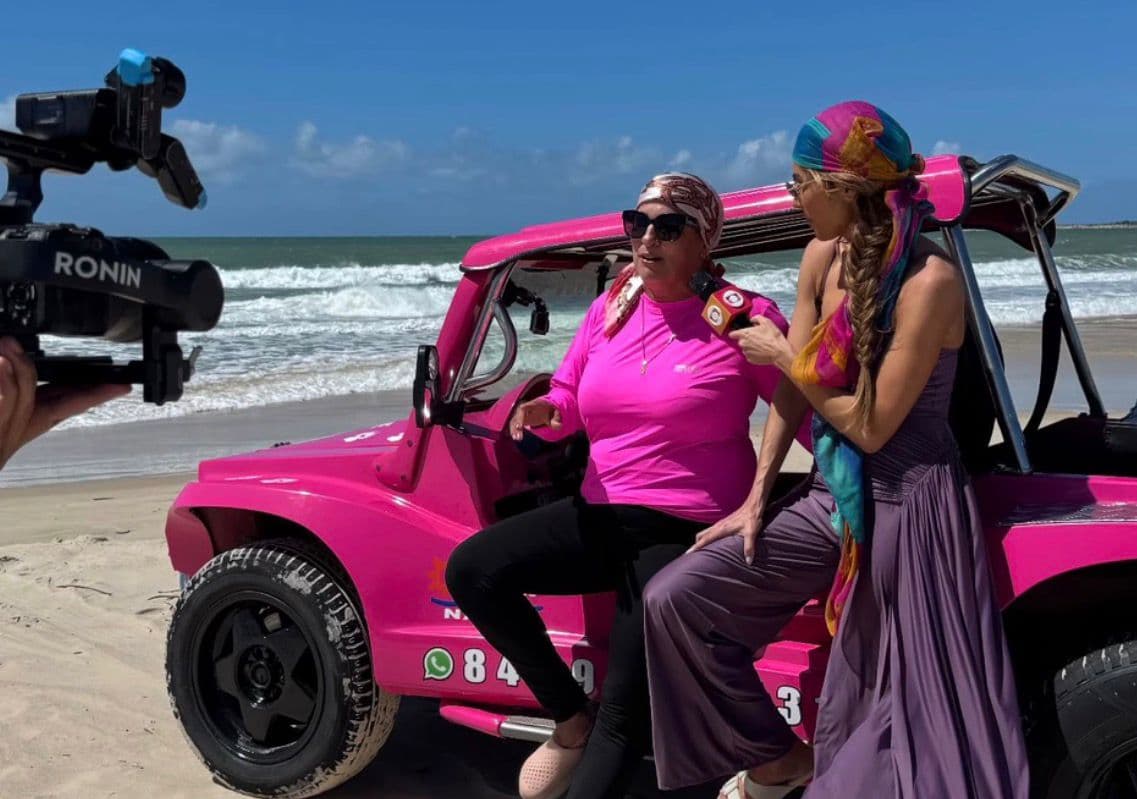 Patrícia Poeta grava em Genipabu e Pitangui e coloca Extremoz em destaque nacional na Globo