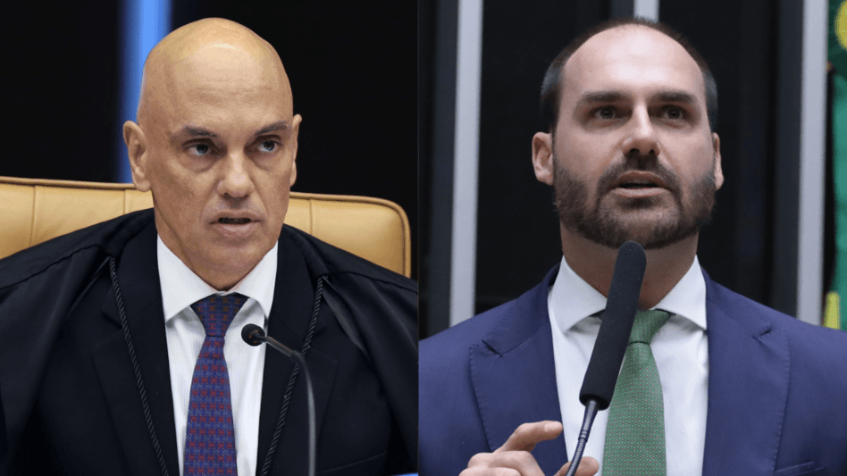 Defensoria Pública da União diz ao STF que Moraes não pode julgar ação contra Eduardo Bolsonaro