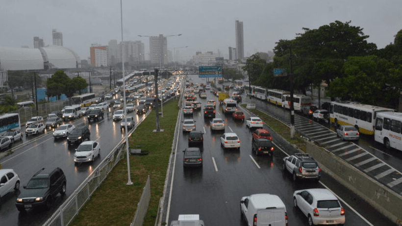 Natal registra média acumulada de 841 mm de chuva de janeiro a abril de 2026