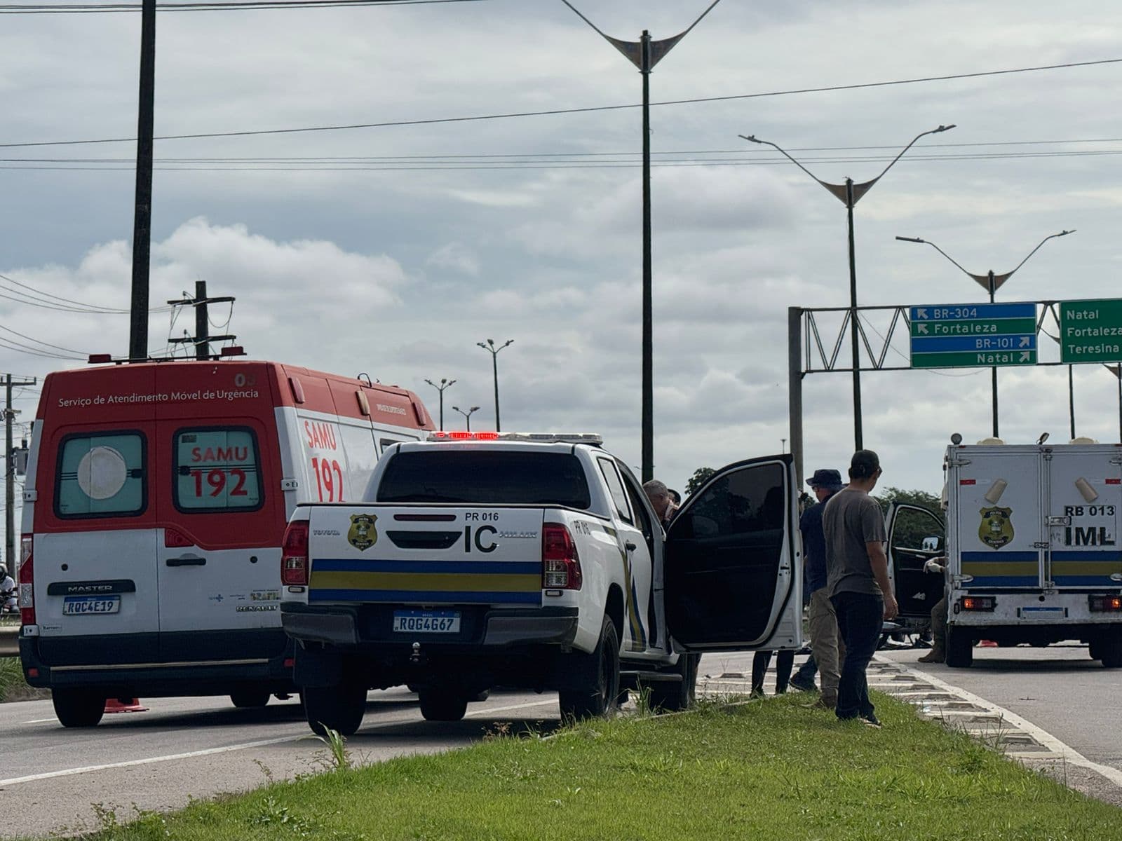 FOTOS: Acidente fatal na BR-101