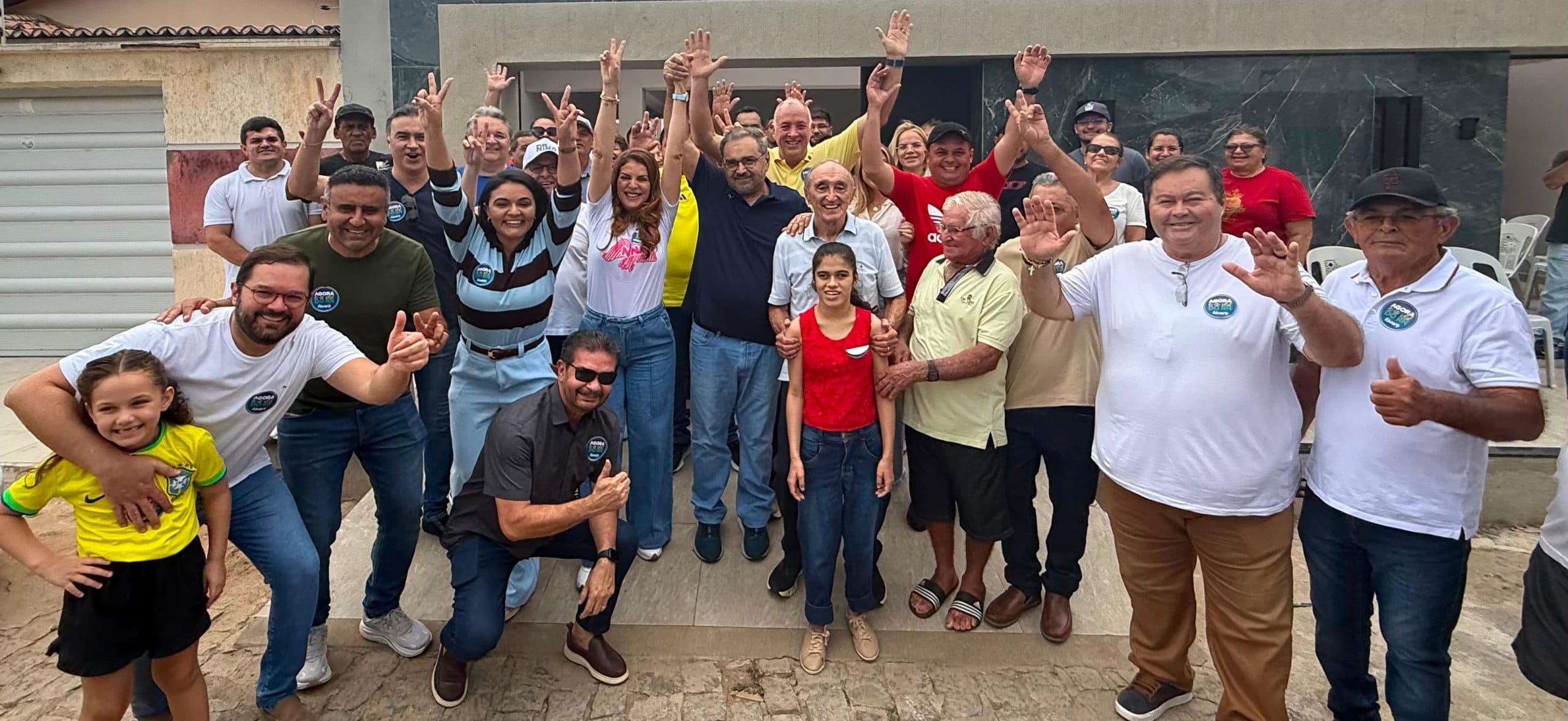 ARTICULAÇÃO NO OESTE: Nina Souza e Getúlio Rêgo percorrem 4 cidades e fortalecem alianças políticas