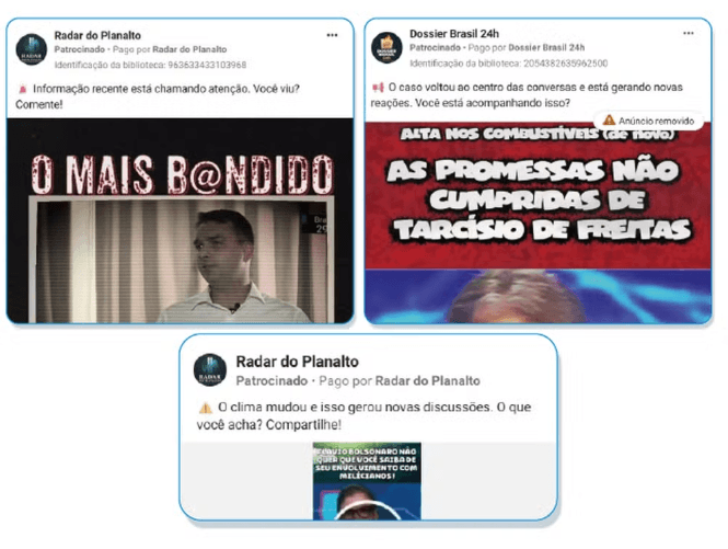 QUEM ESTÁ POR TRÁS? Páginas ‘fantasmas' do Instagram e Facebook gastaram mais de R$ 1 milhão em dois meses para atacar Flávio Bolsonaro e Tarcísio