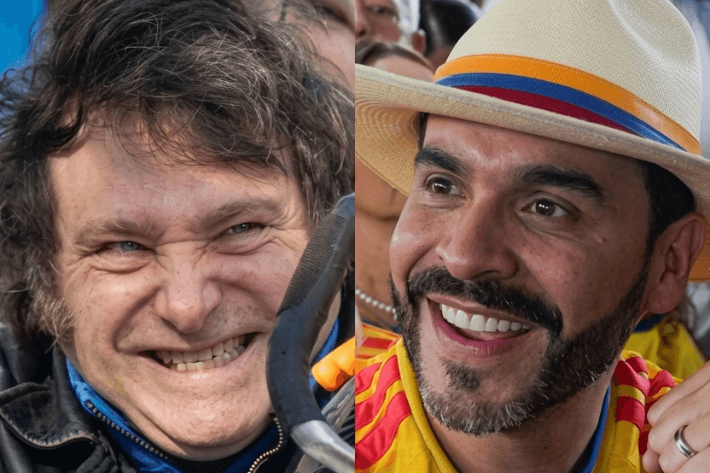 “Leão e tigre rugem na América Latina”, diz Milei ao comemora vitória da direita na Colômbia