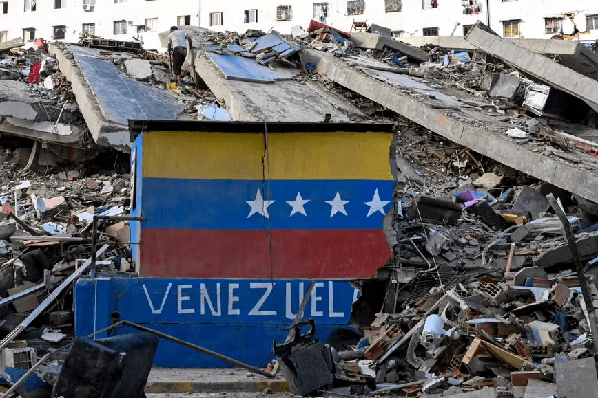 Venezuela confirma 1,4 mil mortos após terremotos, enquanto operação de resgate avança sob cobranças da população