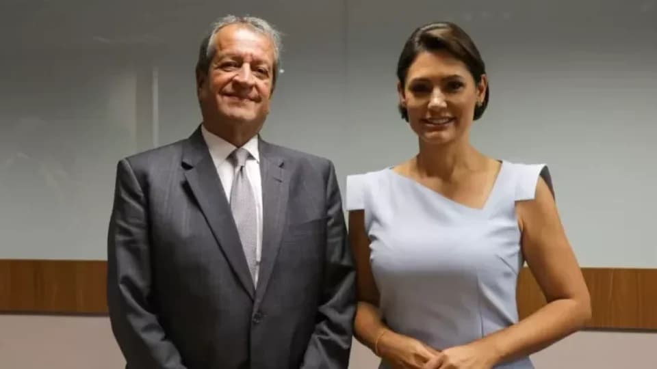 Valdemar diz que Michelle pode ficar fora da campanha de Flávio e não disputar o Senado