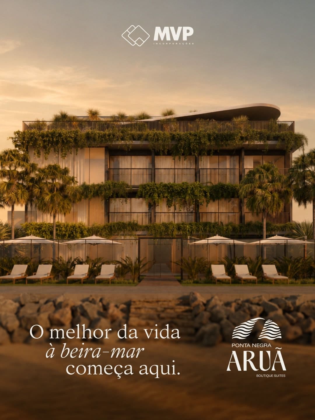 Construtora MVP lança à beira mar o Ponta Negra Aruã