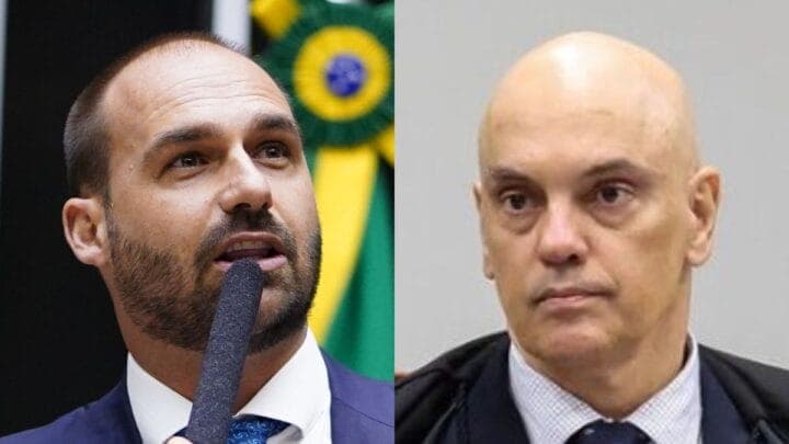 Eduardo Bolsonaro volta a atacar Moraes: “tiranete de beira de estrada”