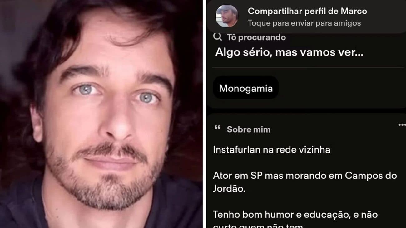 MONOGÂMICO: Perfil no Tinder de ator acusado por estupro de criança dizia buscar por ‘algo sério'