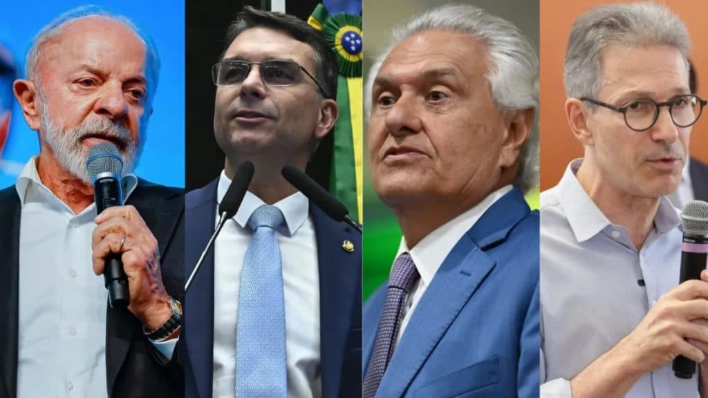 PALVER: Em eventual 2º turno, Lula empata com Flávio, Caiado e Zema
